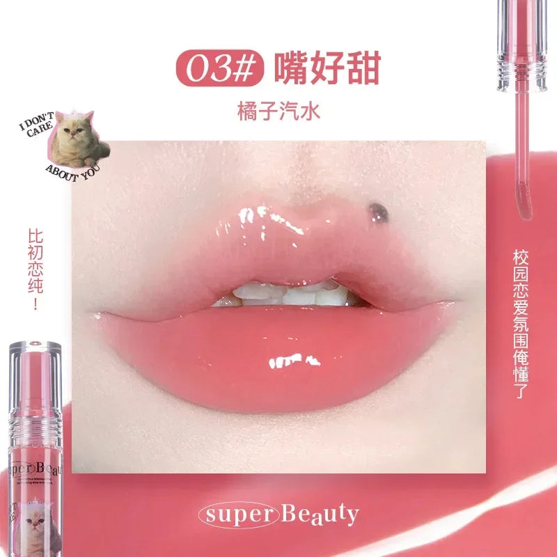 FLORTTE ×MIKKO ×ESTHER BUNNY CREAMY LIP CREAM Ice lens lip glaze water gloss lipstick
