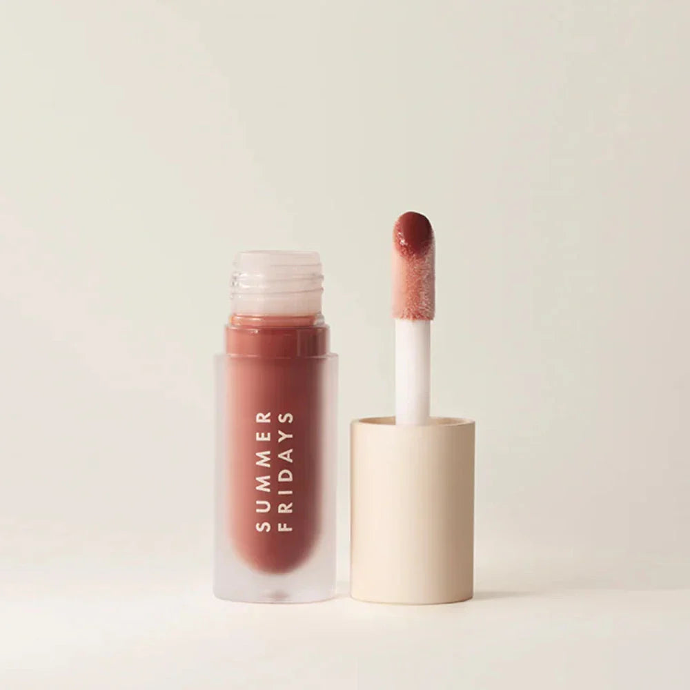 Summer Friday's Lip Balm Moisturizing Mirror Lip Gloss Lip Pink Guava Vanilla Coffee Cake Smell Lipstick Transparent Oil Makeup