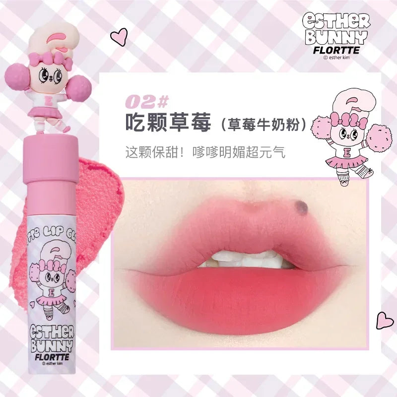 FLORTTE ×MIKKO ×ESTHER BUNNY CREAMY LIP CREAM Ice lens lip glaze water gloss lipstick