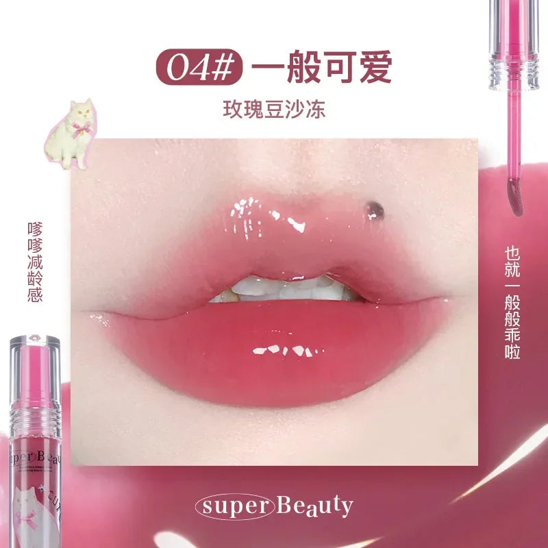 FLORTTE ×MIKKO ×ESTHER BUNNY CREAMY LIP CREAM Ice lens lip glaze water gloss lipstick
