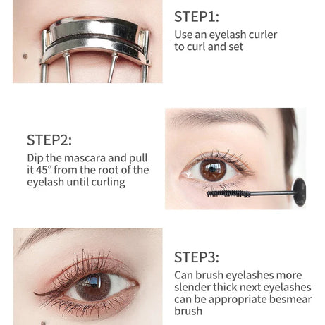 O‘cheal Mascara Black Lash Eyelash Brush 3D Silk Thick Curling Lengthening Eyes Lashes Beauty Makeup Cosmetics Extension Mascara