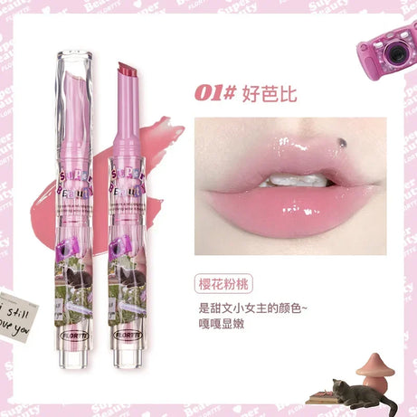 FLORTTE ×MIKKO ×ESTHER BUNNY CREAMY LIP CREAM Ice lens lip glaze water gloss lipstick