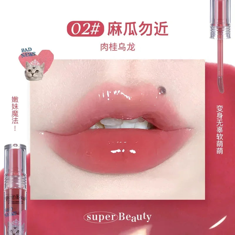 FLORTTE ×MIKKO ×ESTHER BUNNY CREAMY LIP CREAM Ice lens lip glaze water gloss lipstick