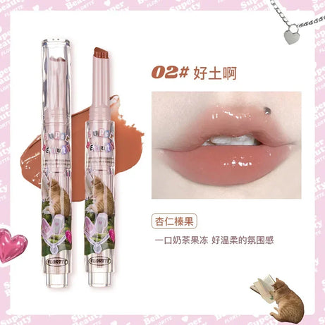 FLORTTE ×MIKKO ×ESTHER BUNNY CREAMY LIP CREAM Ice lens lip glaze water gloss lipstick