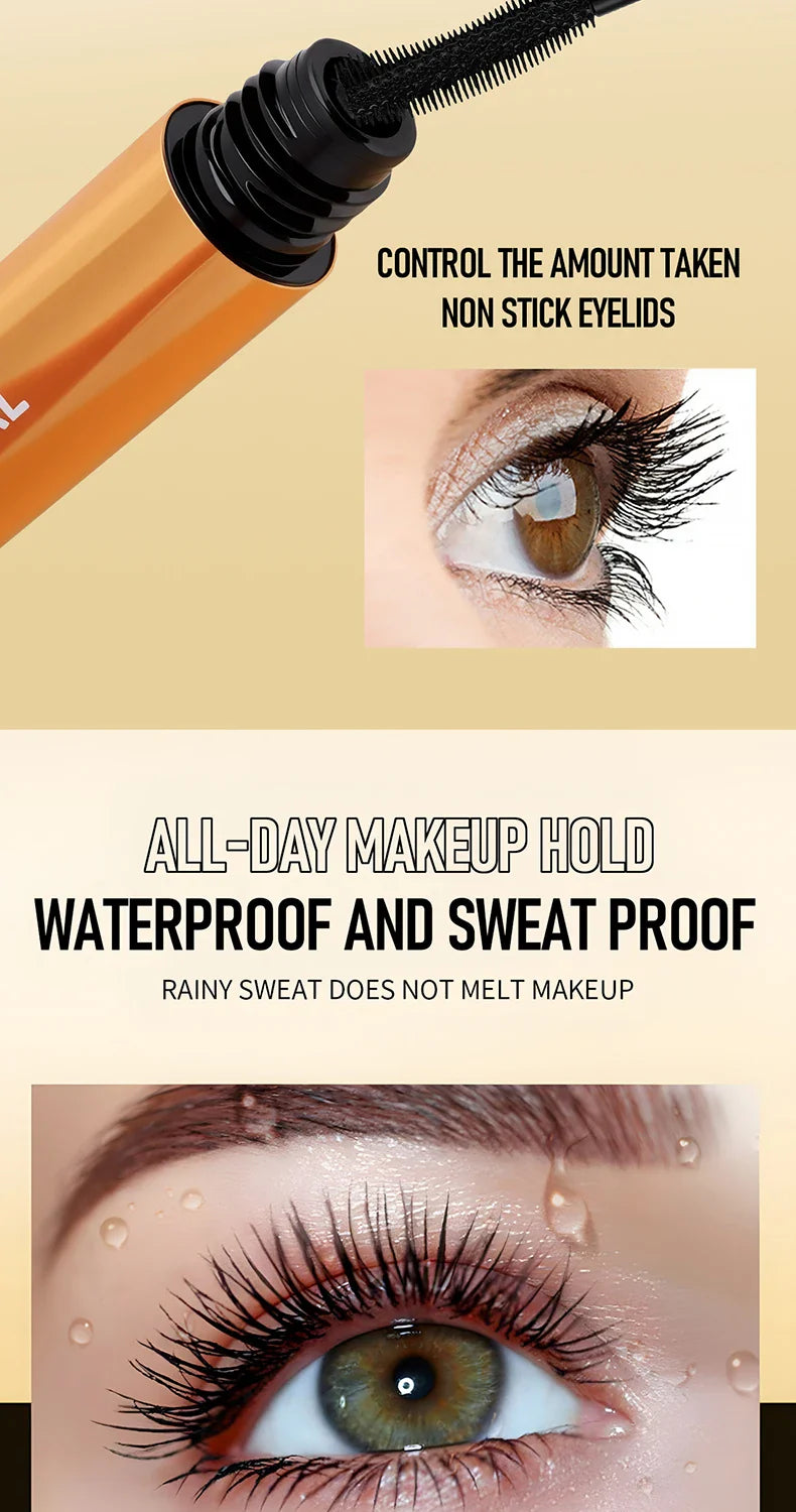 O‘cheal Mascara Black Lash Eyelash Brush 3D Silk Thick Curling Lengthening Eyes Lashes Beauty Makeup Cosmetics Extension Mascara