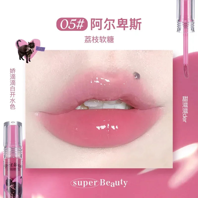 FLORTTE ×MIKKO ×ESTHER BUNNY CREAMY LIP CREAM Ice lens lip glaze water gloss lipstick