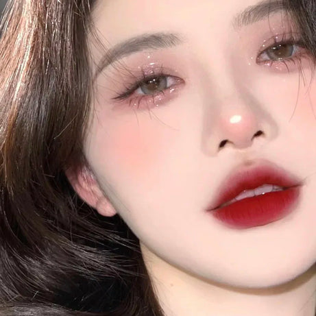 DIKALU Evening Cherry Dance Eyeshadow Tray 20 Color Large Plate Pearl Matte Bright Milk Tea Color Affordable Spring