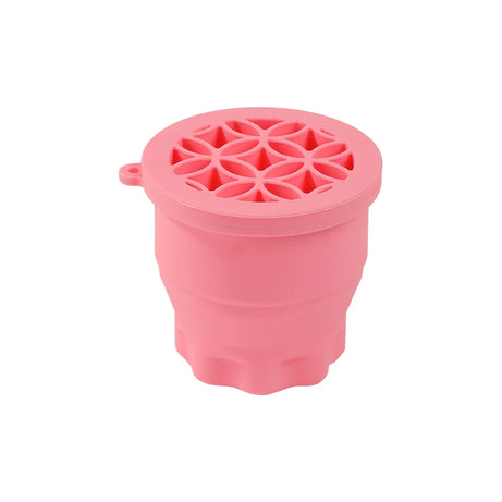 Multifunction Silicone Folding Makeup Brush Cleaning Cup Cleaning and drying 2-in-1 storage cup Beauty Cosmetic Brush Scrub Cup