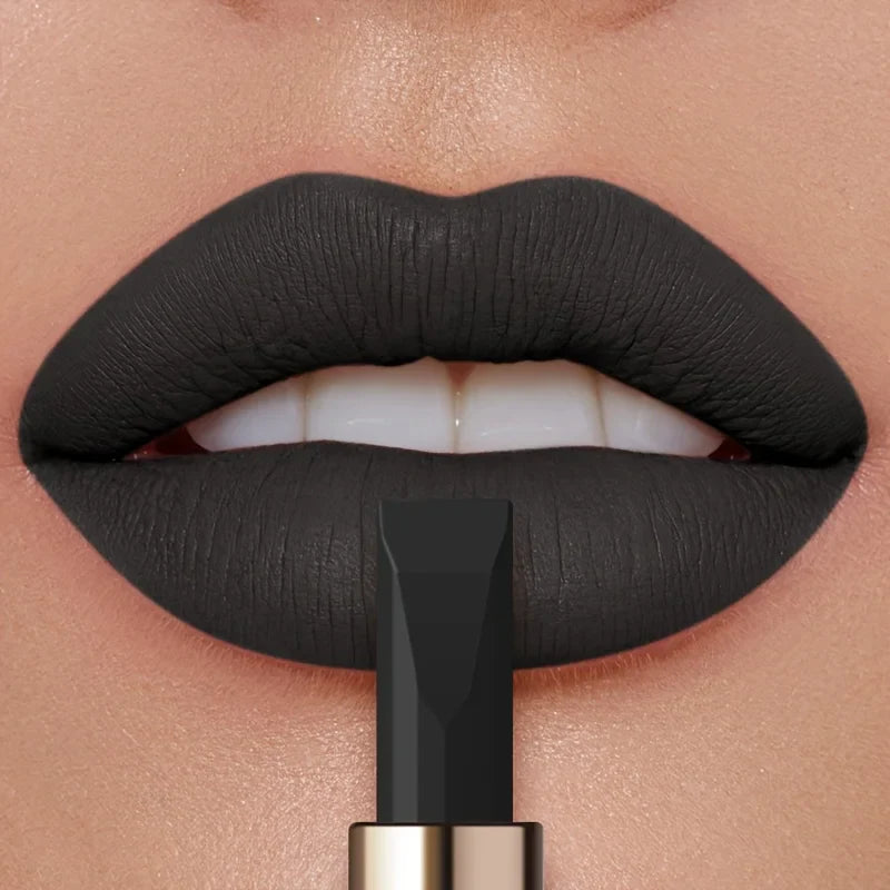 Matte silky velvet lipstick, durable, waterproof and sweat resistant, suitable for daily makeup, Valentine's Day to send female