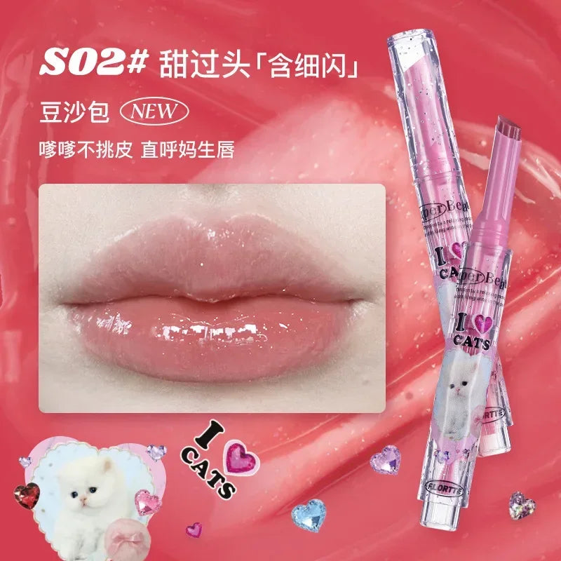 FLORTTE ×MIKKO ×ESTHER BUNNY CREAMY LIP CREAM Ice lens lip glaze water gloss lipstick