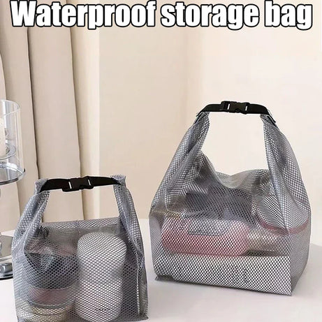 Waterproof Storage Bag, Fitness Clothing, Swimming Bathroom, Large Capacity Drawstring, Men's And Women's Outdoor Toiletries Bag