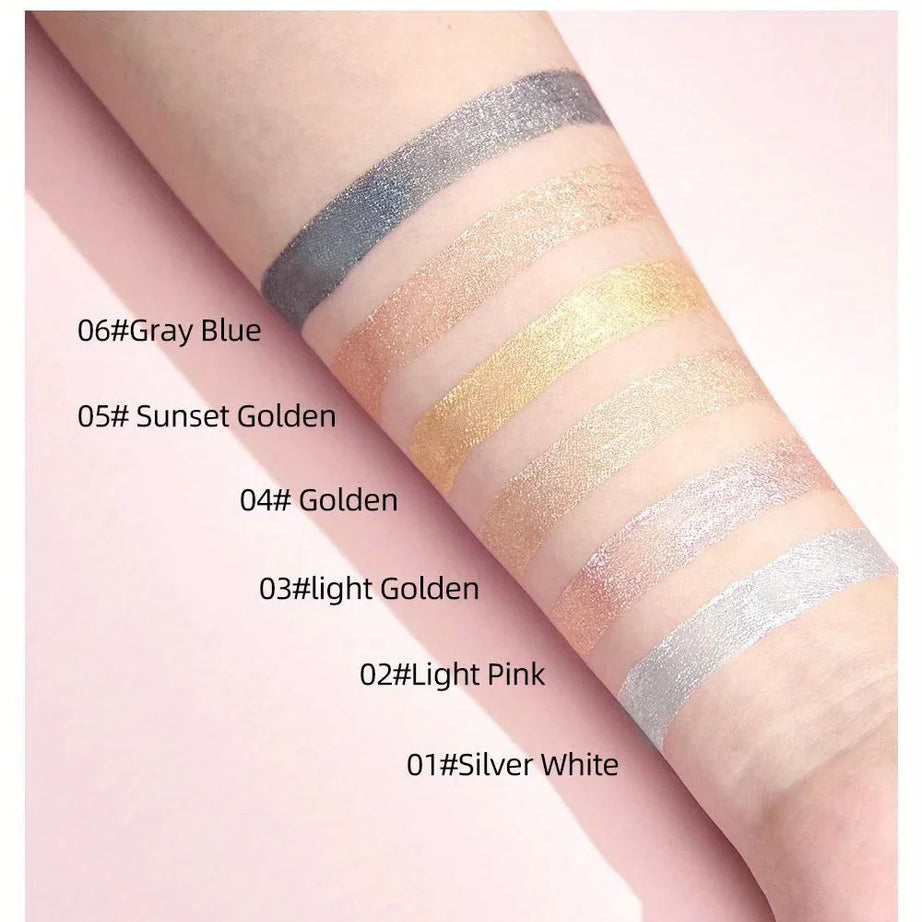 Metallic Glitter Liquid Lipstick Makeup Waterproof Lip Gloss Long-lasting Shimmer Metal Diamond Lip Glaze Tint Charming