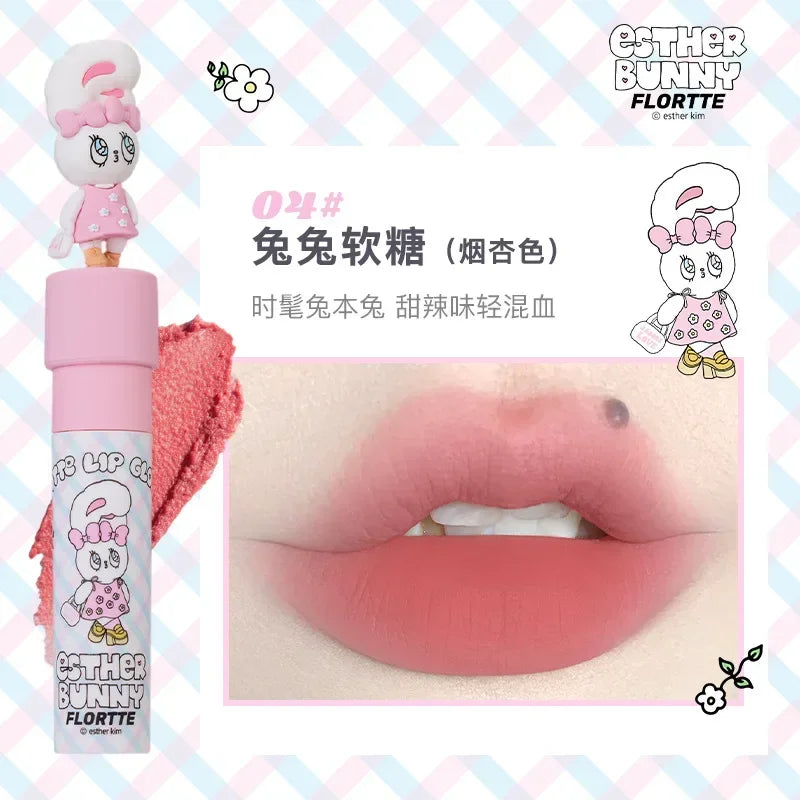 FLORTTE ×MIKKO ×ESTHER BUNNY CREAMY LIP CREAM Ice lens lip glaze water gloss lipstick