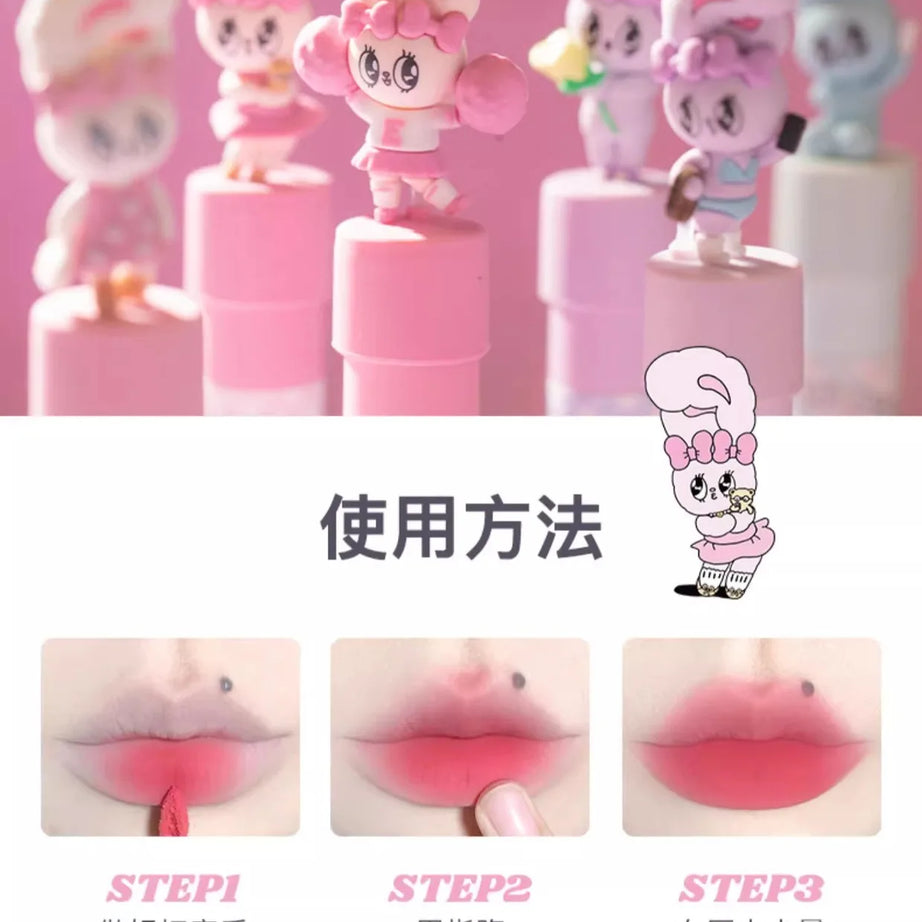 FLORTTE ×MIKKO ×ESTHER BUNNY CREAMY LIP CREAM Ice lens lip glaze water gloss lipstick