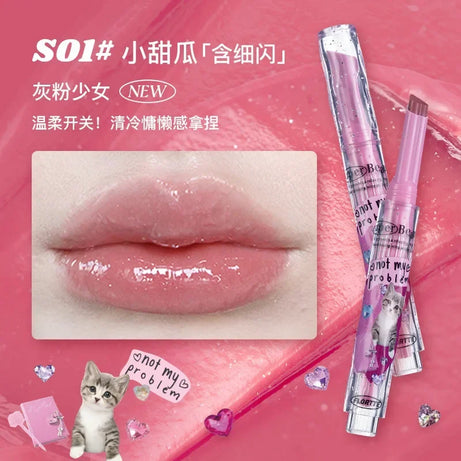 FLORTTE ×MIKKO ×ESTHER BUNNY CREAMY LIP CREAM Ice lens lip glaze water gloss lipstick