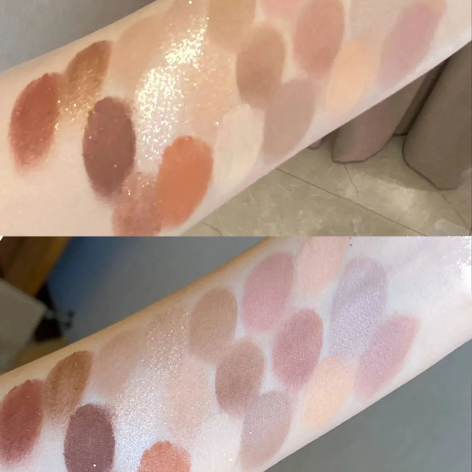 DIKALU Evening Cherry Dance Eyeshadow Tray 20 Color Large Plate Pearl Matte Bright Milk Tea Color Affordable Spring