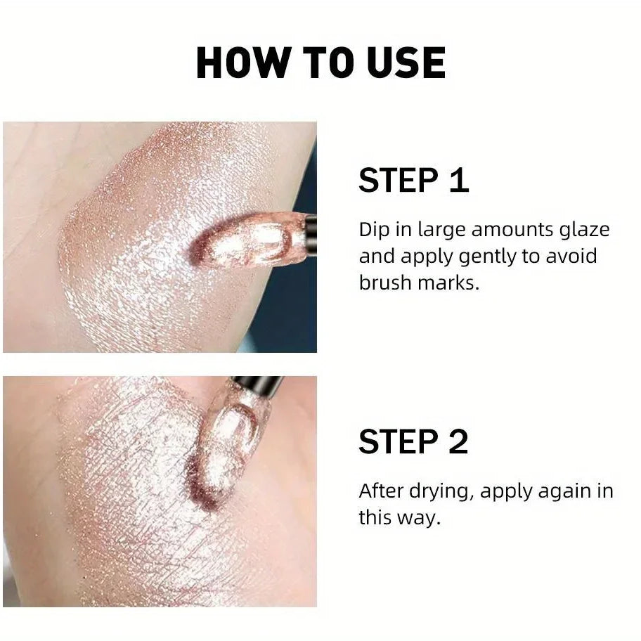 Metallic Glitter Liquid Lipstick Makeup Waterproof Lip Gloss Long-lasting Shimmer Metal Diamond Lip Glaze Tint Charming