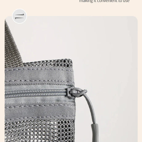 23x26cm Portable Toiletry Bag with Handy Handle Large Capacity Mesh Toiletry  Storage Bag Makeup Bag for Business Trips Travel