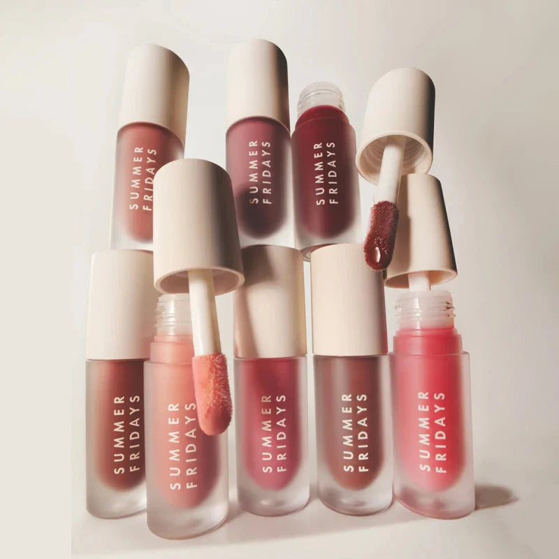 Summer Friday's Lip Balm Moisturizing Mirror Lip Gloss Lip Pink Guava Vanilla Coffee Cake Smell Lipstick Transparent Oil Makeup