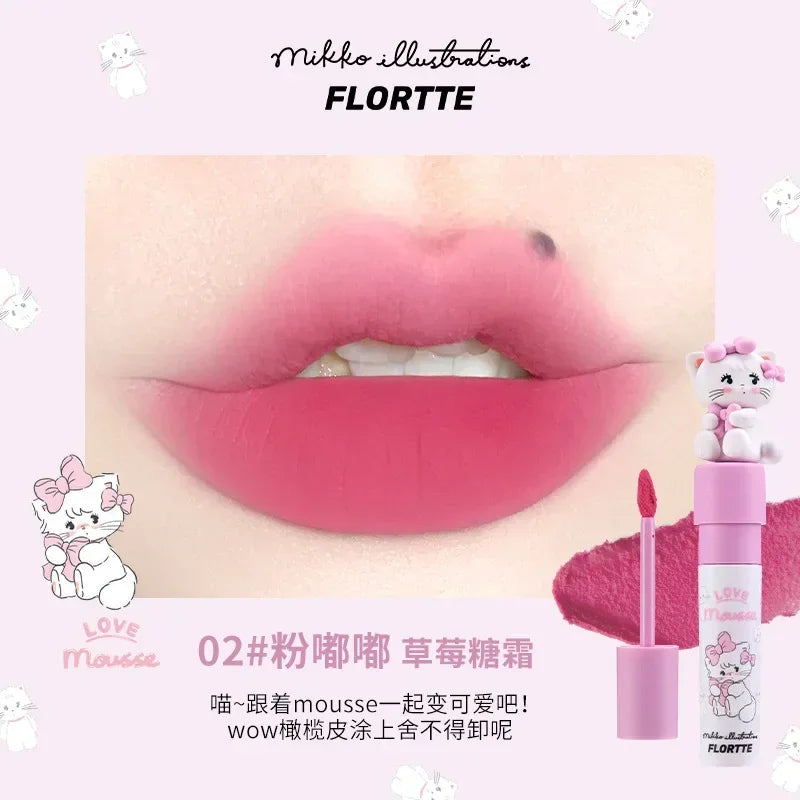 FLORTTE ×MIKKO ×ESTHER BUNNY CREAMY LIP CREAM Ice lens lip glaze water gloss lipstick