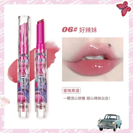 FLORTTE ×MIKKO ×ESTHER BUNNY CREAMY LIP CREAM Ice lens lip glaze water gloss lipstick
